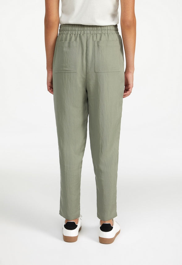 Soft Twill Joggers Green