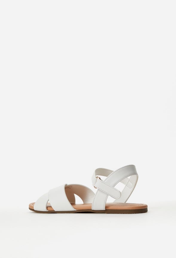 Criss Cross Sandal White