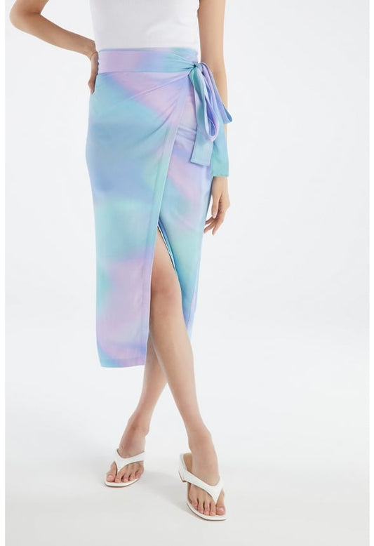 Versatile Wrap Skirt Limpet Shell Multi