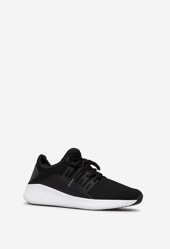Velinda Knit Flat Sneaker BLACK