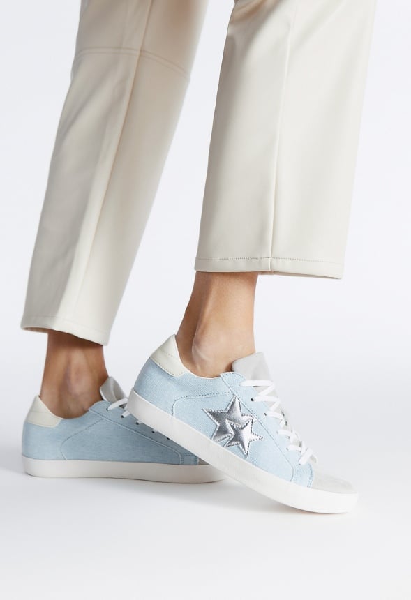 Zaylee Trainers Light Denim Multi