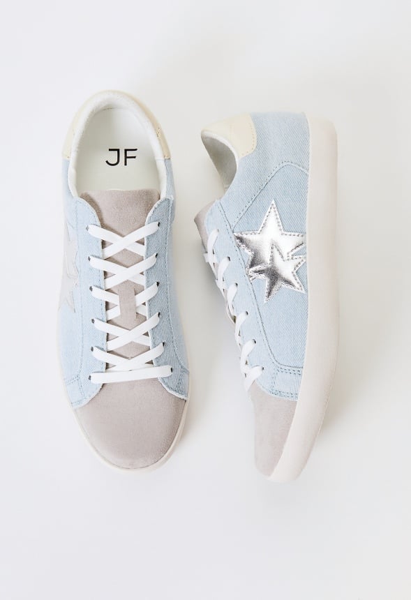 Zaylee Trainers Light Denim Multi