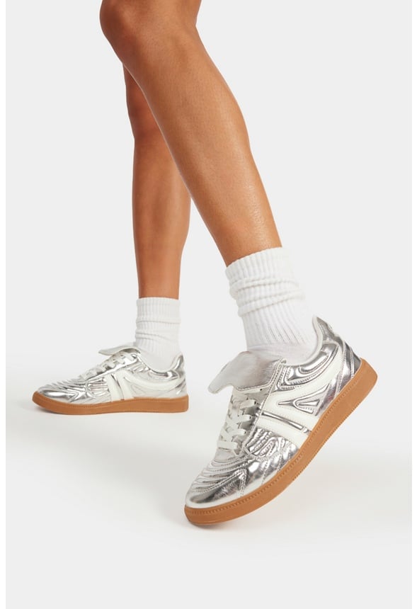 Wren Court Sneaker Silver/ White