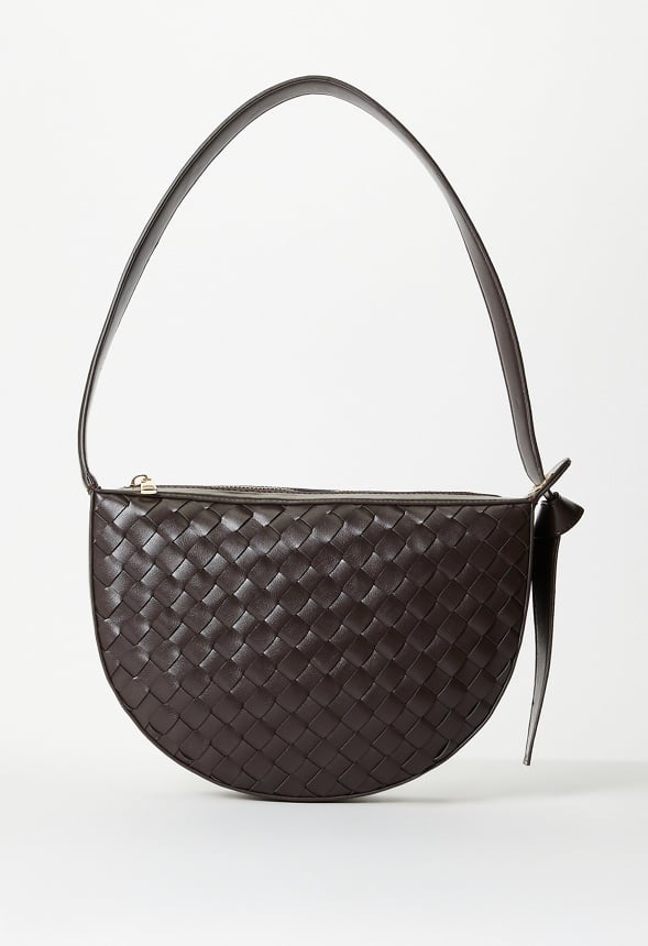 Half Moon Woven Bag Coffee