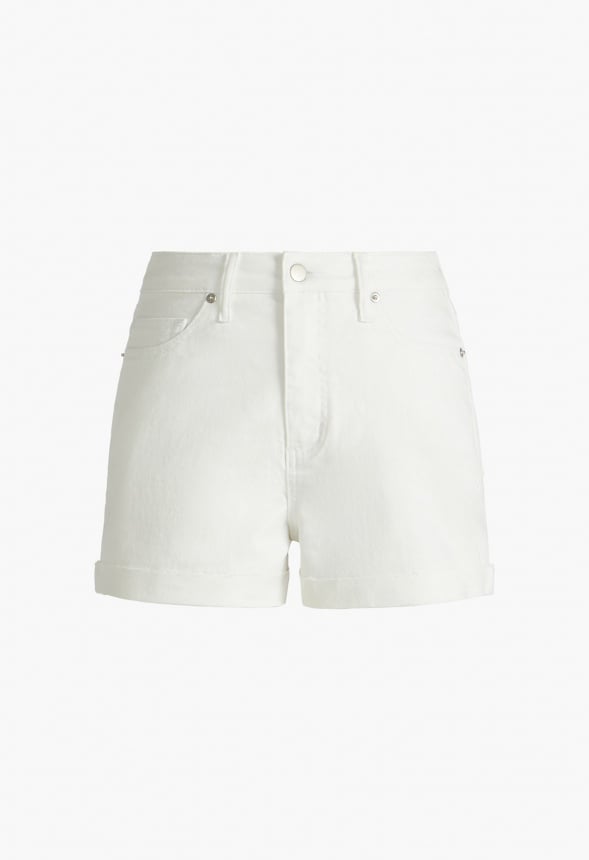 Monroe High-Waisted Curvy Tummy Tamer Shorts Dove
