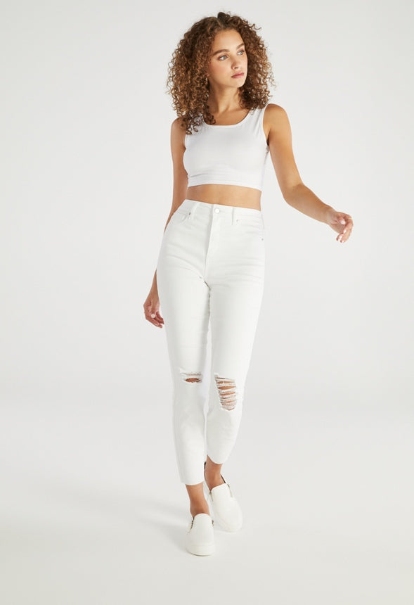 Blake High-Waisted Tummy Tamer Jeans Dove