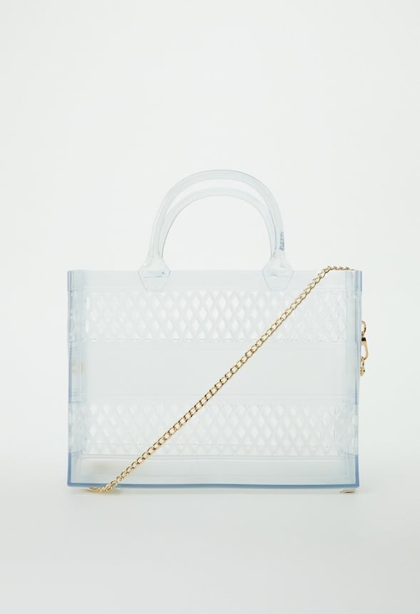 Jelly Boxy Tote Clear