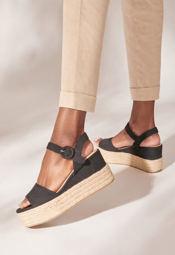 Almost Friday Wedge Black