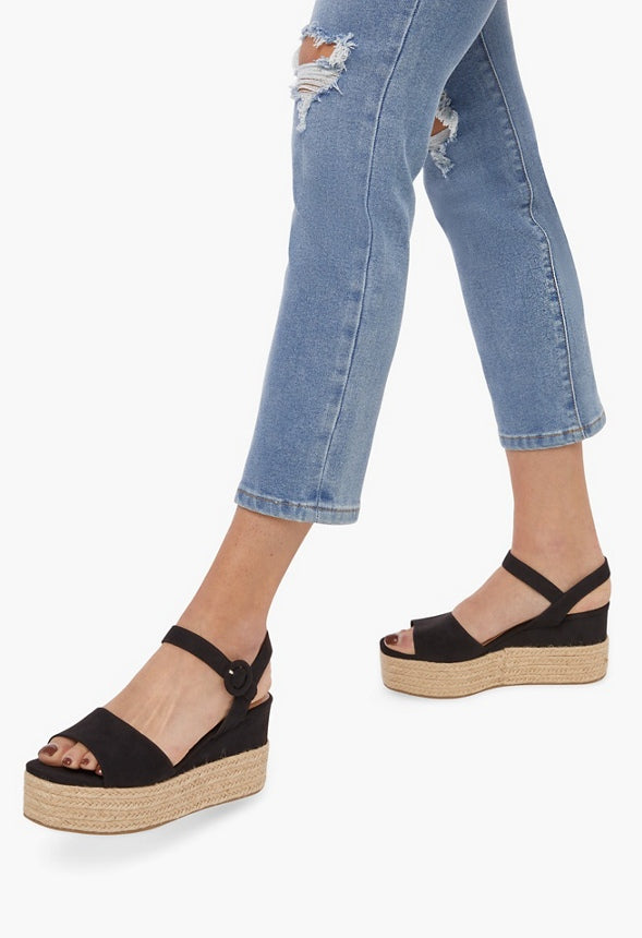 Almost Friday Wedge Black