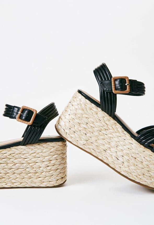 Birdie Platform Sandal Black