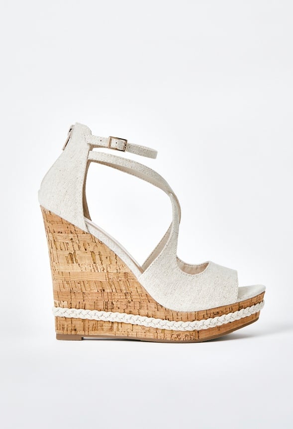 Naia Wedge Sandal Dark Natural