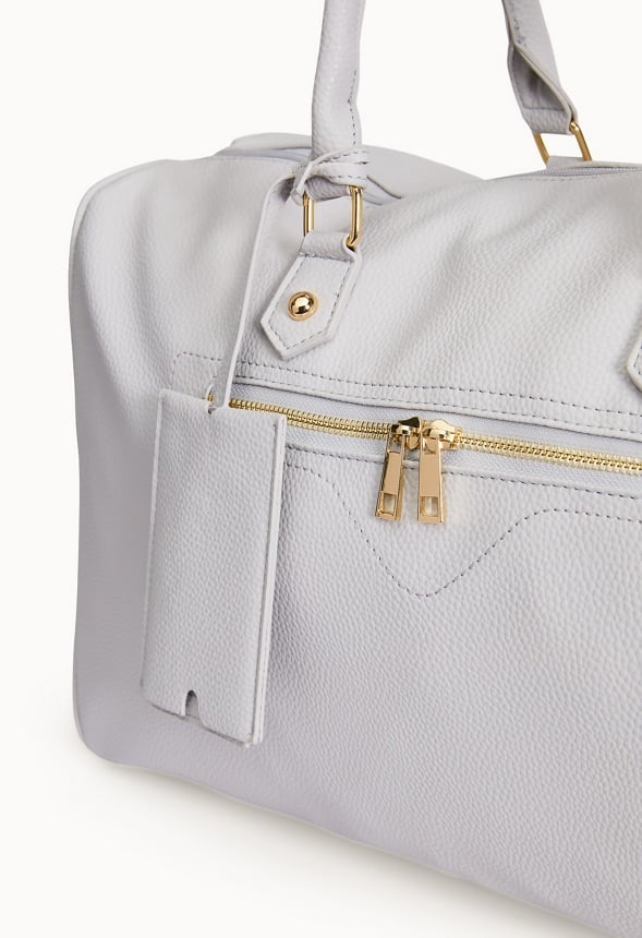 Front Zip Pocket Weekender Vapor Blue