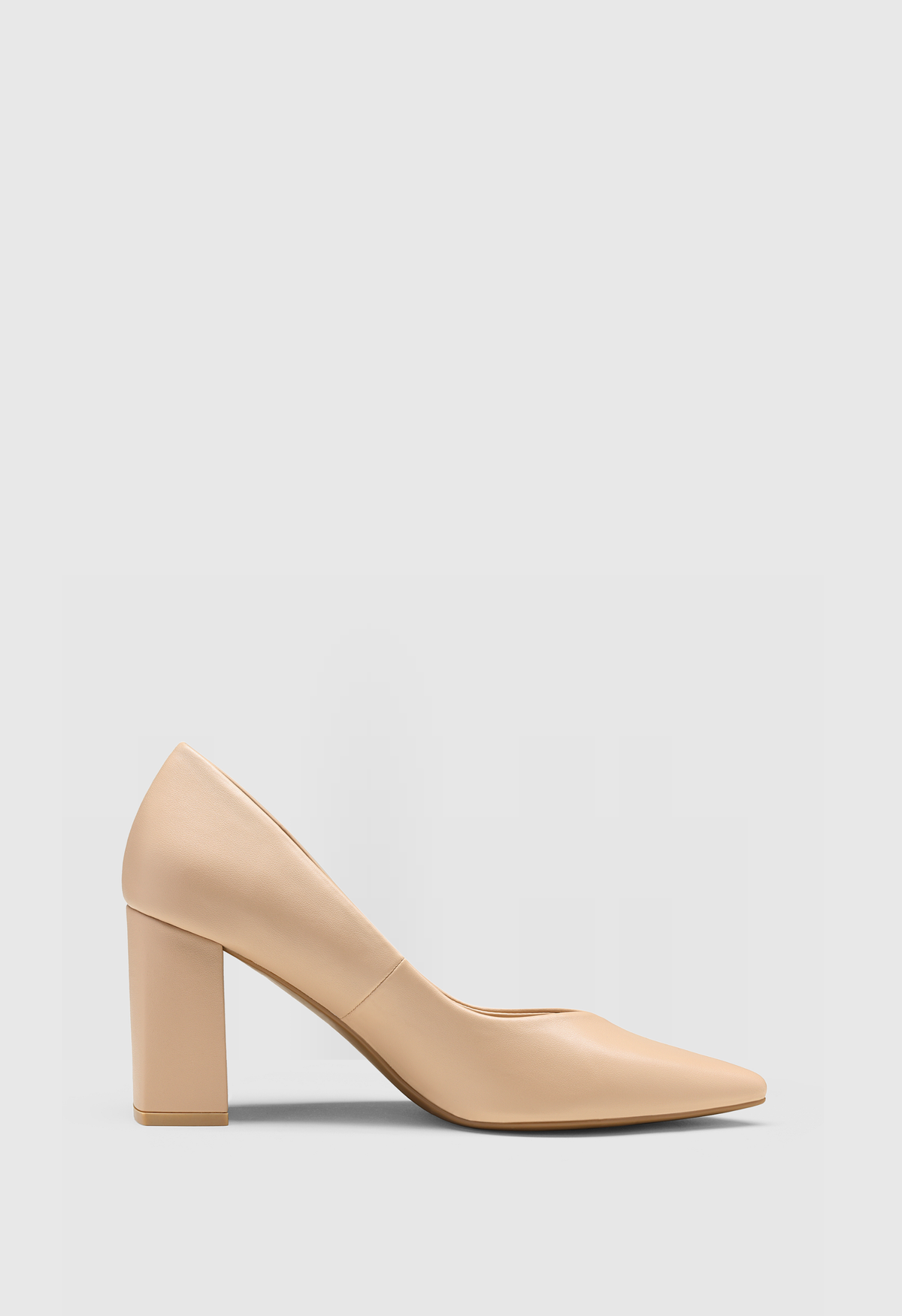 Women’s High Chunky Block Heels Pointed Toe Slip-On Wedding Pumps