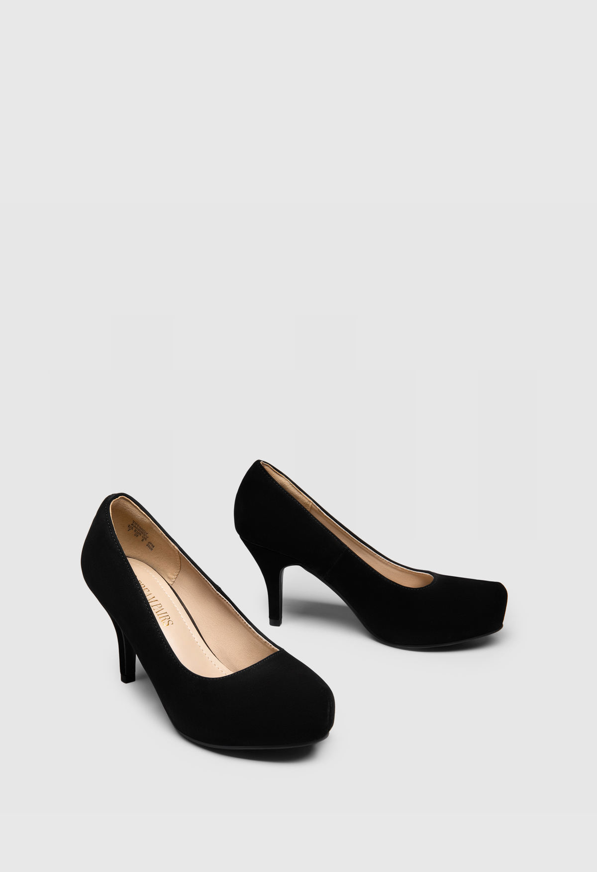 Tiffany Women’s Classic Low Stiletto Heel Dress Platform Pumps